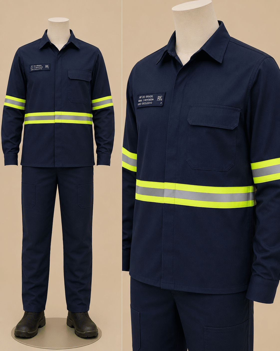 Uniformes com Faixa Refletiva